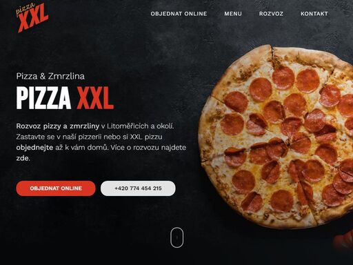 pizza xxl zajišťuje rozvoz jídel. rozvoz jídla si můžete objednat dvěma způsoby, jednoduše online a nebo po telefonu.
