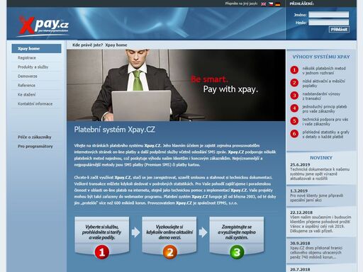 xpay.cz - platební systém právě pro vás, který umí mnohem víc než jen platby - prsms, ccbill, ebanka, moneybookers, paypal, paypay, bankovní převod, poštovní poukázka, sazka, xpaycash, odesílání sms, analýzy, statistiky, business řešení, mobilní marketing