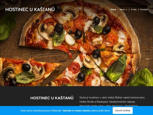 stylová hospoda v obci velká štáhle, pivo šerák, pizza, pizza s sebou velká štáhle, fotbal velká štáhle, kulečník, kulečník velká štáhle