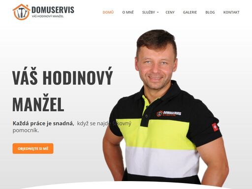váš hodinový manžel. každá práce je snadná, když se najde šikovný pomocník.