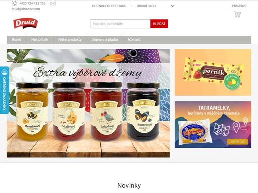 kvalitní potraviny rychle až k vašim dveřím. doprava od 68 kč. doprava zdarma od 1500 kč. široký výběr produktů skladem. objednávky expedujeme nejpozději následující pracovní den. 