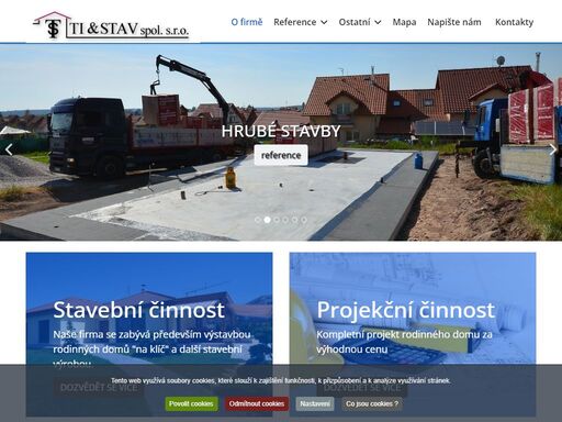 ti & stav spol. s r.o. - stavíme a zajišťujeme komplexní služby v oboru stavební výroby a projekce.