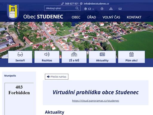 oficiální stránky obce
