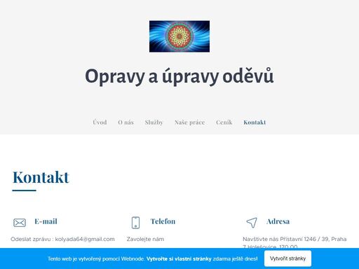 odeslat zprávu : kolyada64@gmail.com