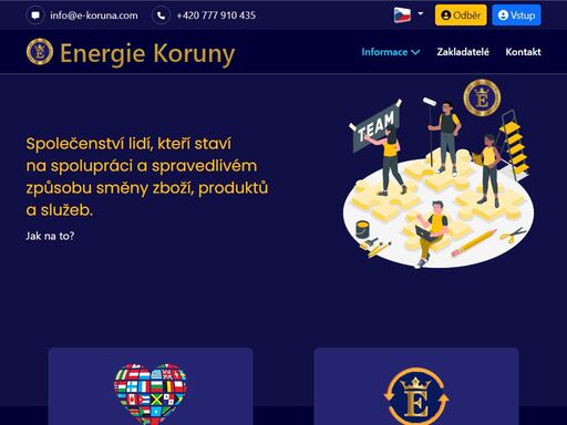 alternativní možnost, jak společně vytvořit svobodnou a prosperující společnost bez negativních vlivů finančního otroctví současné doby.