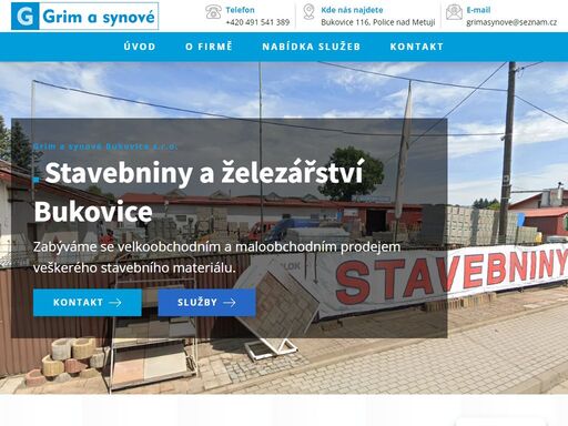 zabýváme se velkoobchodním a maloobchodním prodejem veškerého stavebního materiálu. vycházíme vstříc všem svým zákazníkům, a to nejen v širokém sortimentu zboží, ale i pružnou otevírací dobou po celý týden.