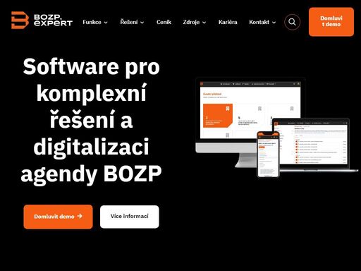 bozp software pro digitalizaci a centralizaci dat, optimalizaci procesů a zvyšování produktivity práce s bozp agendou. snižte náklady, minimalizujte rizika.