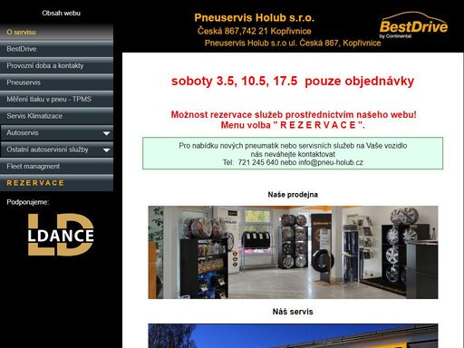 pneuservis holub