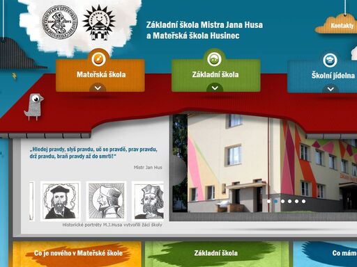 aktuality a informace, kontakty, dokumenty, školní vzdělávací program, fotogalerie, projekty a akce, rozvrhy ...