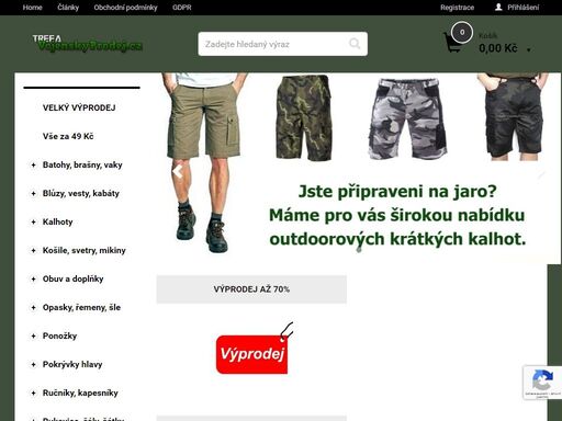 vojenské originály, výprodej armádní výstroje, army oblečení, oblečení do přírody, na ryby, outdoor, obuv, maskáče, nízké ceny, maskované oděvy nože, spací pytle, celty, stany, lopatky, smetáky ze žíní, pro volný čas, akční ceny, slevy na oblečení, akce