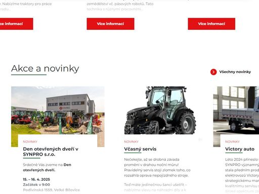 prodáváme a servisujeme komunální techniku, zemědělské stroje, traktory, malotraktory a stroje do vinic. dále prodáváme čistící stroje, manipulační a stavební stroje.