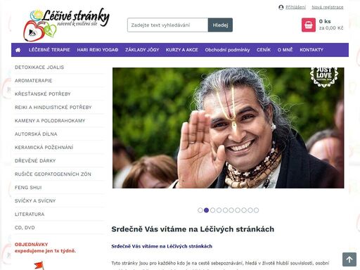 léčivé stránky - reiki a jógové terapie, životní styl, meditace, bachovy esence aj