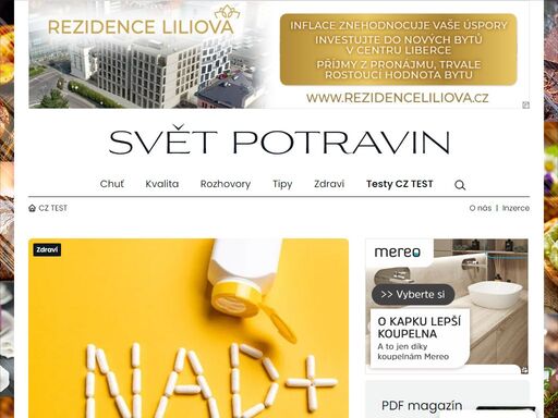navázáním na 15letou tradici měsíčníků svět potravin a cz test chceme usnadnit spotřebitelům cestu k dopřání si skutečně jen toho nejlepší.