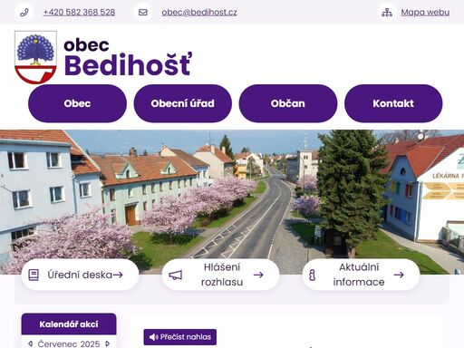 obec bedihošť