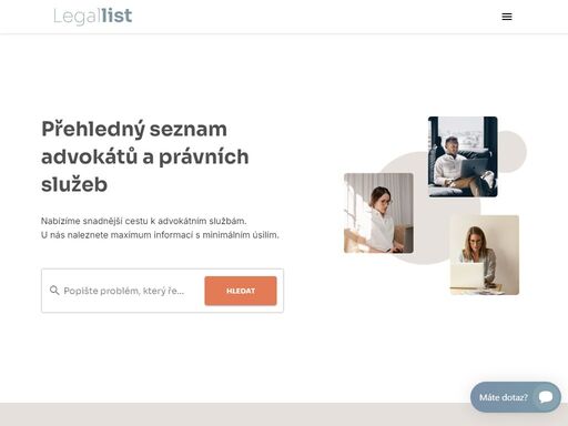 spojte se s špičkovými advokáty během několika kliků. usnadňujeme cestu k právu. transparetně a srozumitelně.
