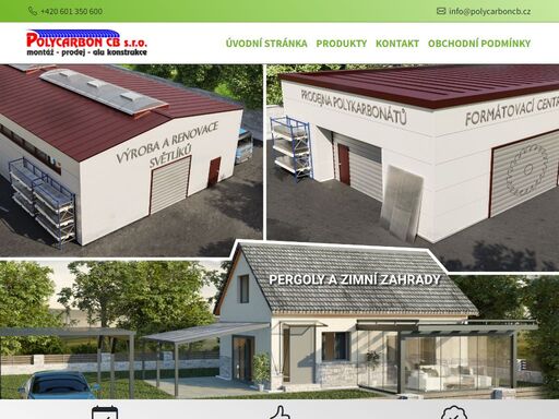 polycarboncb | pergoly, přístřešky, zimní zahrady