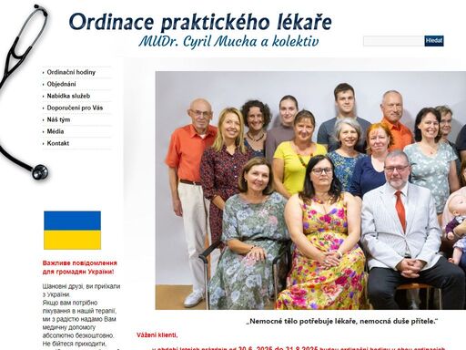 ordinace praktického lékaře mudr. cyril mucha a kolektiv