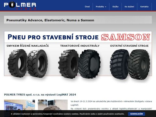 polmer tyres, spol. s r.o. je předním distributorem širokého portfolia doplňků pro manipulační a stavební techniku v české a slovenské republice. 