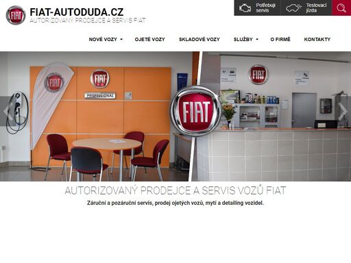 fiat auto duda je prodejce vozů fiat v náměšti nad oslavou. provádí záruční a pozáruční servis i prodej ojetých vozů.
