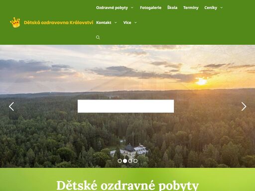 naše dětská ozdravovna byla první dětskou ozdravovnou v čechách a jmenovala se dětský ráj a od roku 1928 pomáhá oslabeným dětem.