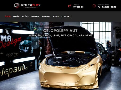 polep aut, celopolep aut, designové polepy, reklamní polepy, ochranné fólie, tónování autoskel, svěřte svůj vůz do rukou profesionálů!