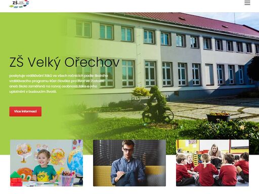 základní škola velký ořechov - oficiální stránky