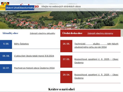 obec úsobrno se nachází v regionu blansko a trvale zde žije okolo 450 obyvatel.