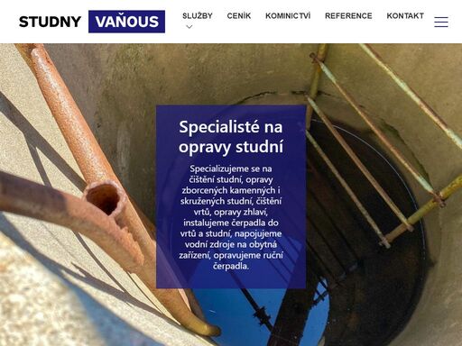 ?? specializujeme se na čištění a opravy zborcených kamenných i skružených studní. ????? instalujeme čerpadla a napojujeme vodní zdroje na obytná zařízení. dojedeme kamkoli v v oblasti horšovský týn, domažlice, stříbro, plzeň.