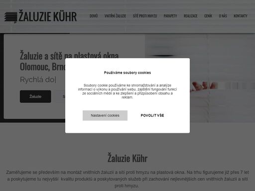 odborné zaměření, montáž a demontáž vnitřních žaluzií a sítí proti hmyzu na plastová okna. vysoká kvalita žaluzií za nejlepší ceny. žaluzie kühr olomouc, brno.