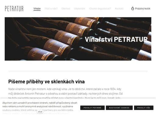 vítejte ve vinařství petratur