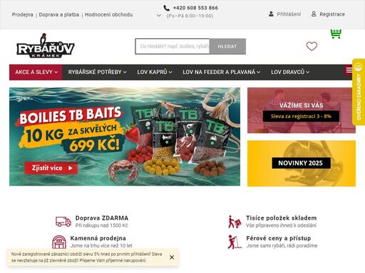 rybářské potřeby a e-shop s nejširším sortimentem na orlickoústecku. rádi vám poradíme a doporučíme vhodné rybářské vybavení - 