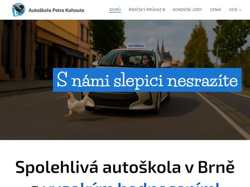 skvělá autoškola petra kohouta v brně, která vás naučí řídit. získejte řidičský průkaz od 6 500 kč.