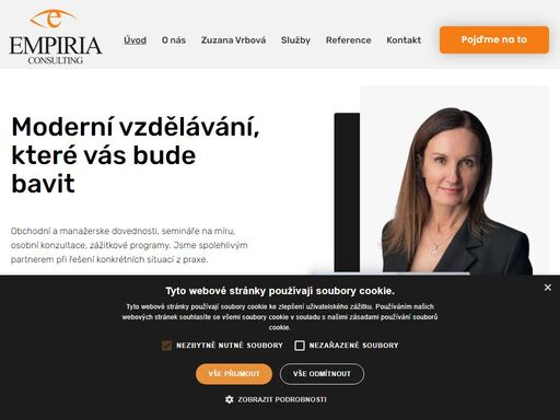 moderní vzdělávání, které vás bude bavit. obchodní a manažerske dovednosti, semináře na míru, osobní konzultace, zážitkové programy.
