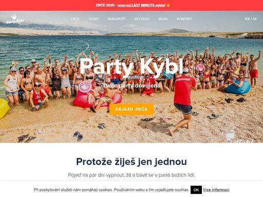 pojeď na pár dní vypnout, žít a bavit se v partě nejlepších lidí.