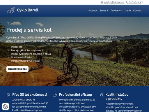 hledáte cykloservis nebo prodejnu kol v brandýse nad labem? cyklo bareš nabízí kompletní služby, od prodeje po opravy, s více než 30 lety zkušeností.