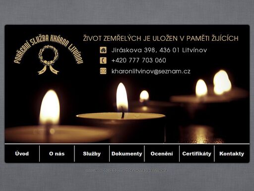 pohřební služba kháron litvínov. provádíme kremační obřady, pohřby do země, církevní rozloučení v kostele, převozy zesnulých po celé české republice i ze zahraničí. zajistíme uspořádání smutečního obřadu, uložení rakve do hrobu, uložení urny v kolumbáriu nebo rozptyl na rozptylové loučce.