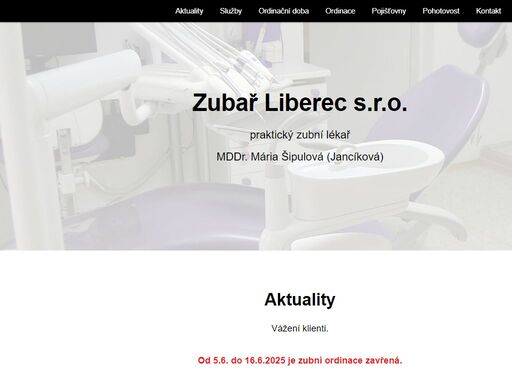 zubař liberec s.r.o. - praktické zubní lékařství.