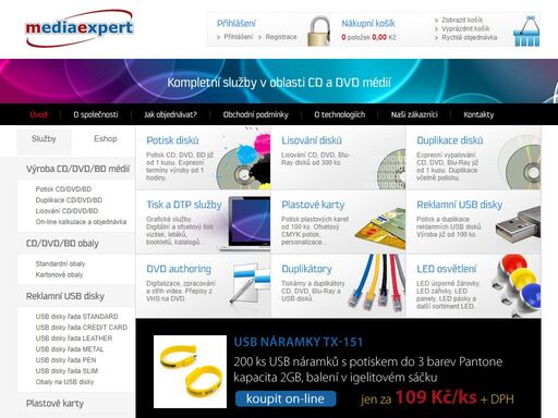 media expert - potisk, duplikace a lisování cd, dvd, blueray