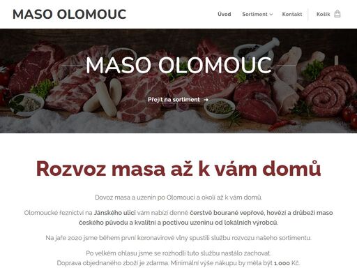 prodejna: jánského 8, 779 00 olomouce-mailová adresa: maso-olomouc@email.cztelefon: 602 552 755