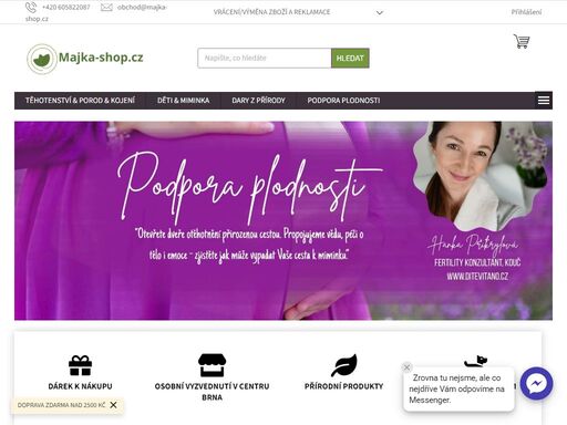 majka-shop.cz - to je zboží pro těhotné, maminky a děti prověřené samotnými maminkami. u nás najdete vše, co zdravé miminko a maminka potřebují.