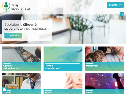 spojujeme specialisty a domácnosti. jsme databáze lektorů, kosmetiček, hodinových manželů, moderátorů, kadeřnic, hlídaček dětí i uklízeček. vyberte si!