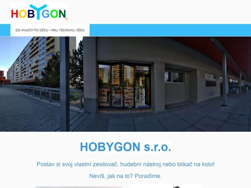 hobygon s.r.o.   
postav si svůj vlastní zesilovač, hudební nástroj nebo blikač na kolo!    
nevíš, jak na to? poradíme.   
           
   
   
polytechnické...
