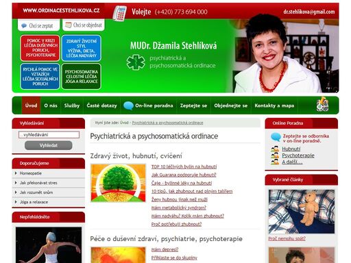 www.ordinacestehlikova.cz
