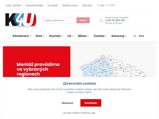 klimatizace známých výrobců od certifikovaných profesionálů. provádíme montáže.