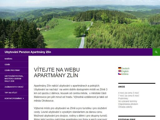 ubytování zlín nabízí apartmány v městské části malenovice. penzion zlín nabízí několik typů apartmánů.