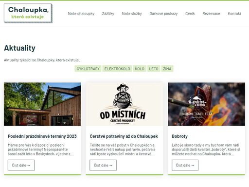 kouzelné chaloupky s příběhem