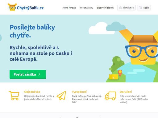už nemusíte chodit na poštu. chytrybalik zajistí odeslání vaší zásilky z pohodlí vašeho domova!