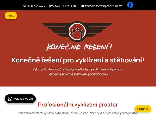 profesionální vyklízení a stěhování – rychle, spolehlivě a bez starostí. vyklidíme vše, co potřebujete.