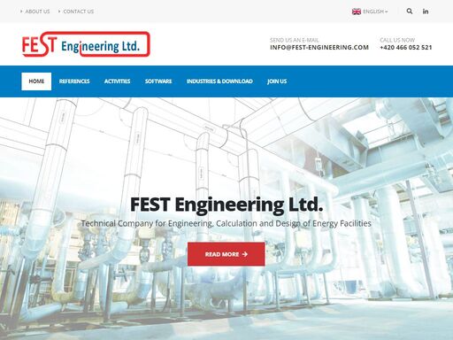 fest engineering ltd. is an engineering company made up of highly qualified employees with long-term experience in the field of technical analysis, design and construction of piping systems, pressure systems and steel constructions.