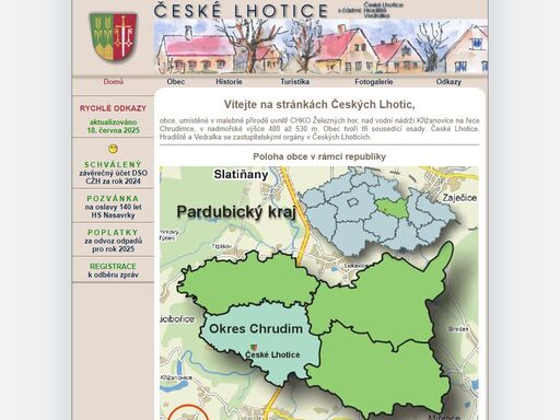 oficiální stránky obce české lhotice.